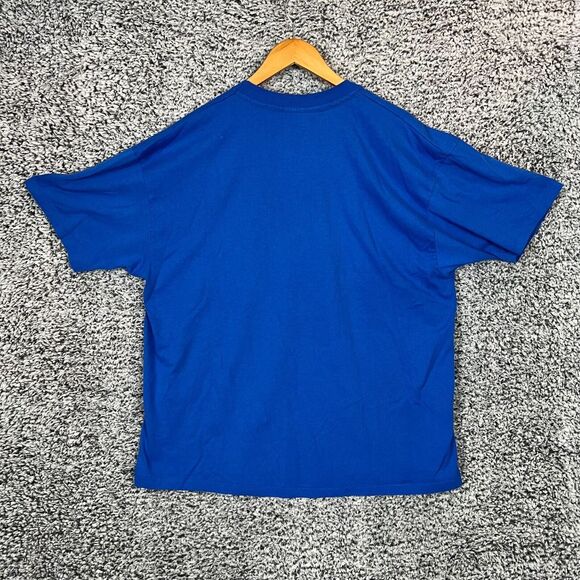 Vintage Franklin Parish Training School Shirt Adult XL Blue Single Stitch 90s - Picture 10 of 11